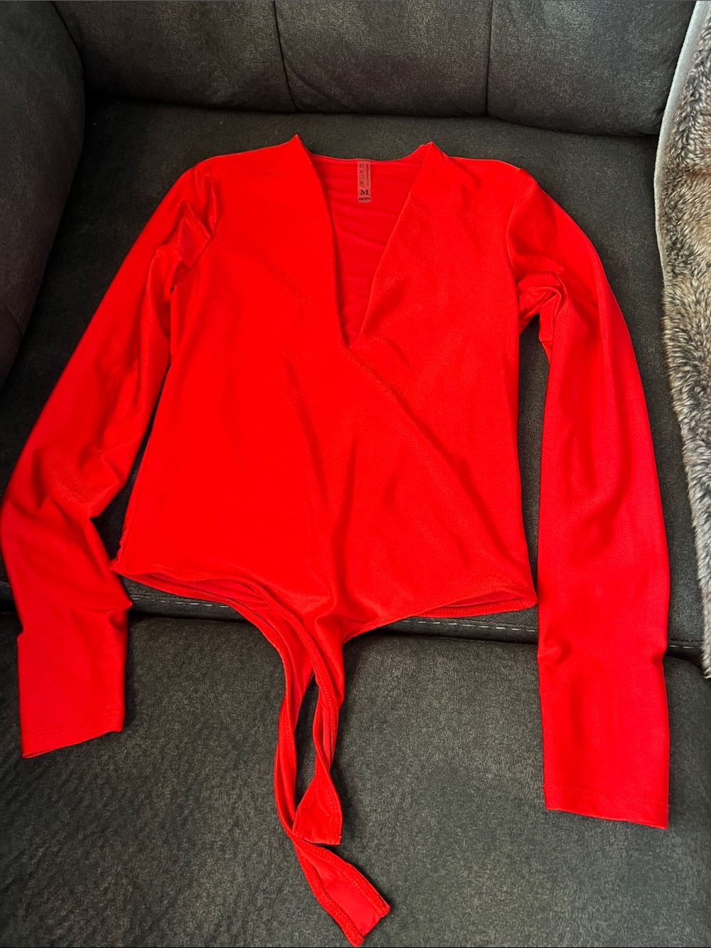 ✨Women’s Red bodysuit Long-Sleeve ✨